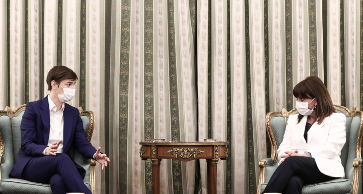 Ελλάδα: Με Krivokapić, Brnabić και Dodik συναντήθηκε η Πρόεδρος της Δημοκρατίας