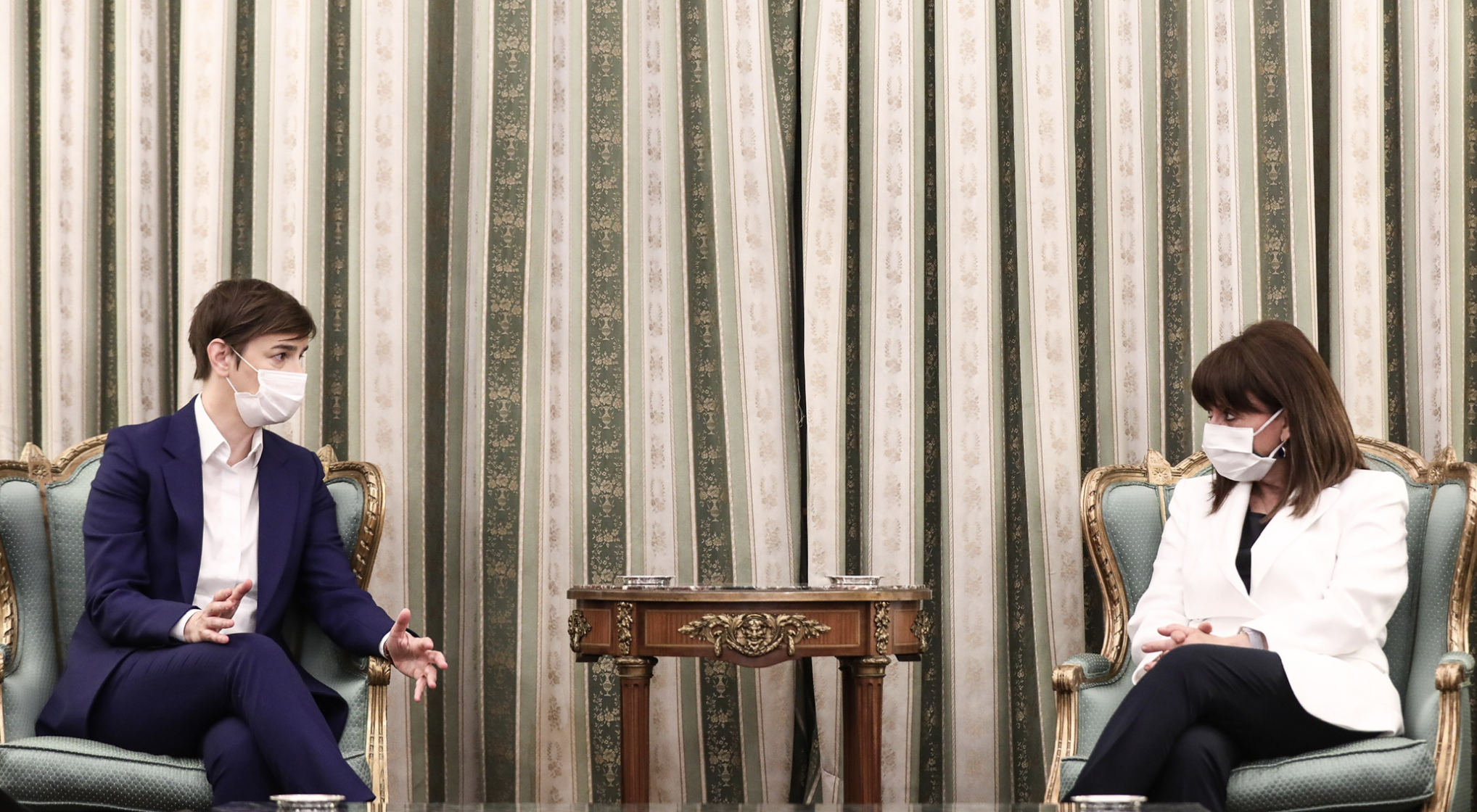 Ελλάδα: Με Krivokapić, Brnabić και Dodik συναντήθηκε η Πρόεδρος της Δημοκρατίας