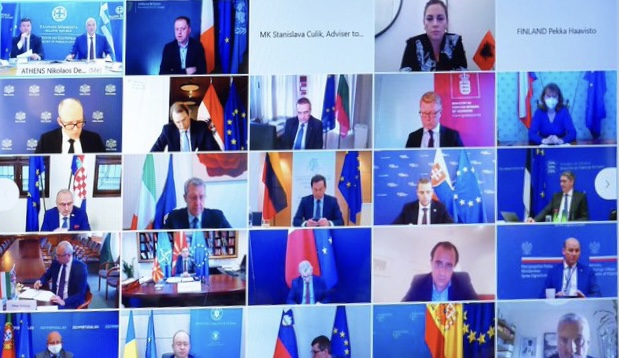 Τηλεδιάσκεψη για τα Δυτικά Βαλκάνια συνδιοργάνωσαν Δένδιας Aurescu