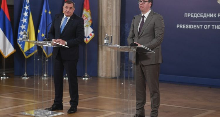 Β-Ε: Οι πολιτικοί ηγέτες της Σερβικής Δημοκρατίας συναντήθηκαν με τον Vučić για να συζητήσουν τον διορισμό του νέου Ύπατου Εκπροσώπου