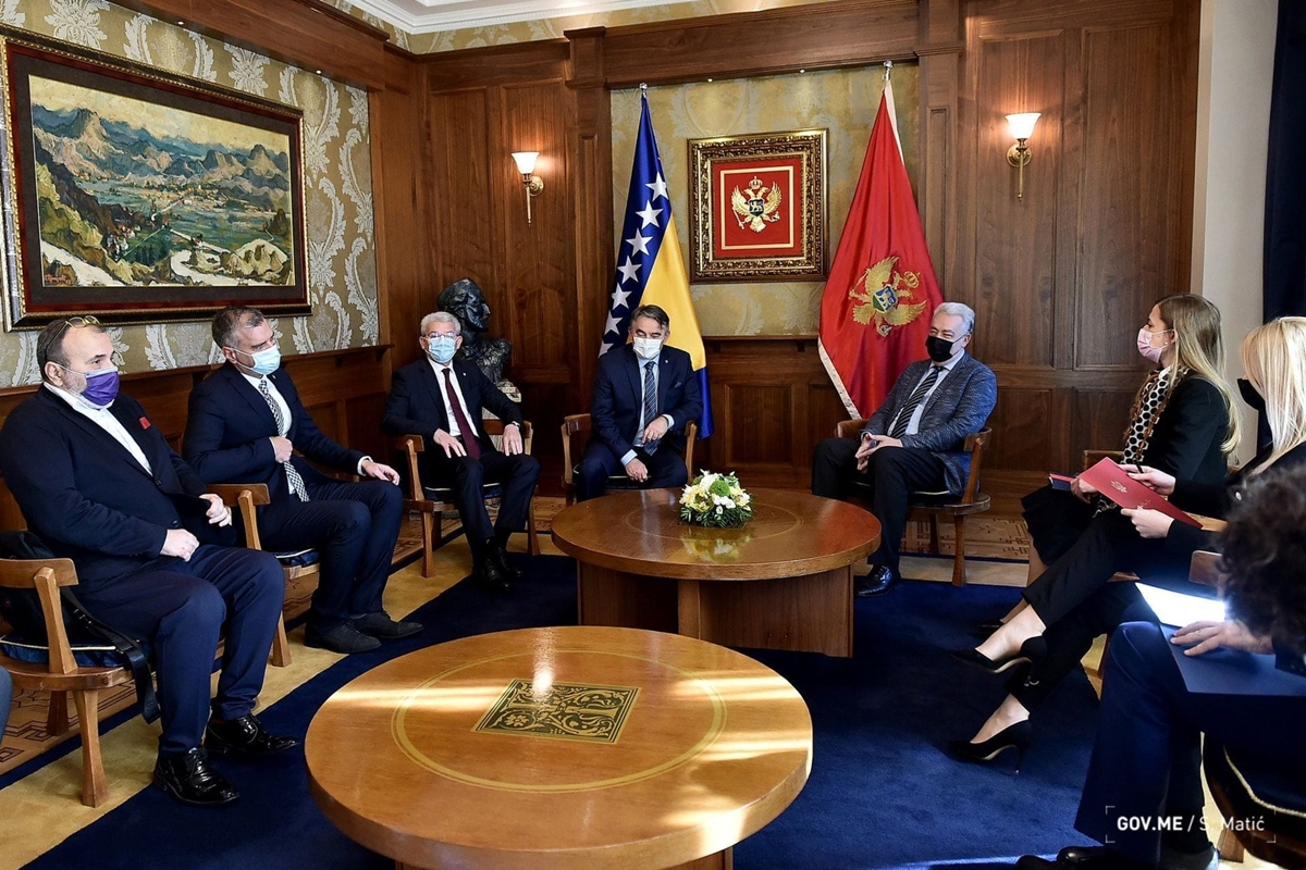 Δύο μέλη της Προεδρίας της Β-Ε επισκέφθηκαν το Μαυροβούνιο