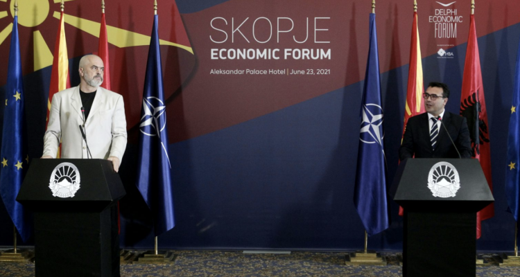 Zaev-Rama: Τα Βαλκάνια υπερασπίζονται τις ευρωπαϊκές αξίες, και όχι η ΕΕ