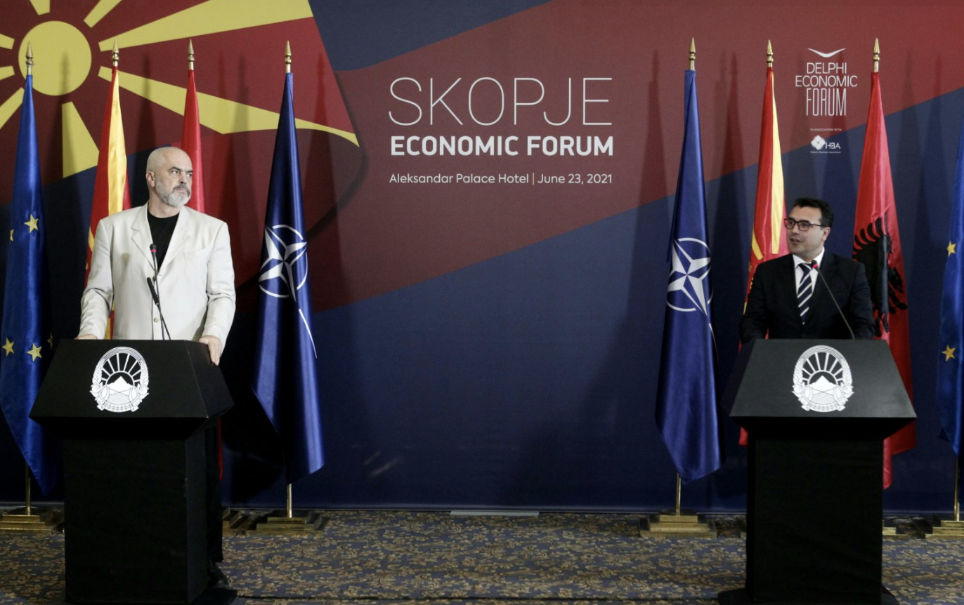 Zaev-Rama: Τα Βαλκάνια υπερασπίζονται τις ευρωπαϊκές αξίες, και όχι η ΕΕ