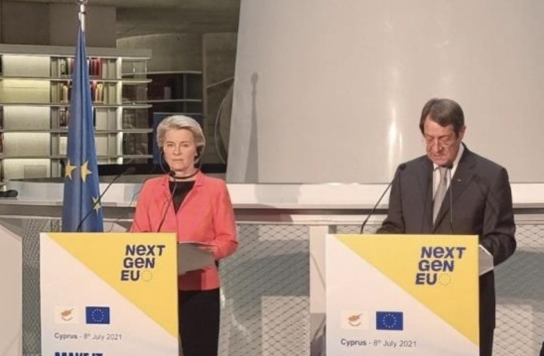 Κύπρος: Συναντήθηκαν Αναστασιάδης- Von der Leyen