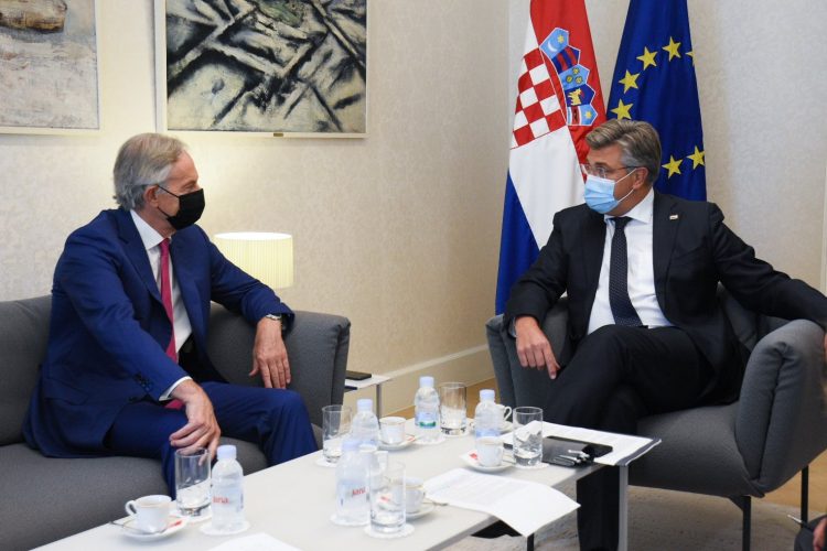 Κροατία: Ο Plenković συναντήθηκε με τον πρώην πρωθυπουργό του Ηνωμένου Βασιλείου Tony Blair