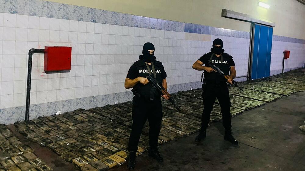 Μαυροβούνιο: Κατασχέθηκαν περισσότερα από 1.500 κιλά κοκαΐνης