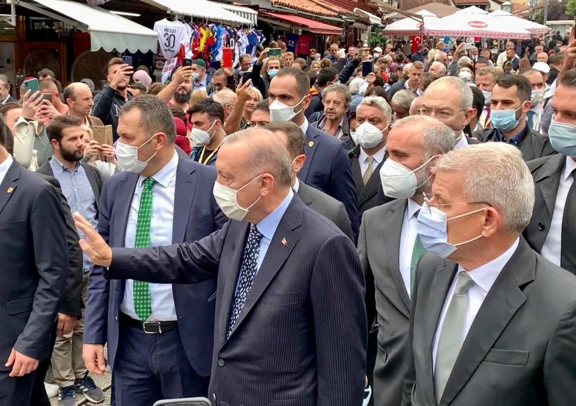 Β -Ε: Ο Erdogan στο γάμο της κόρης του Izetbegović και στη συνέχεια στη συνάντηση με τα μέλη της Προεδρίας
