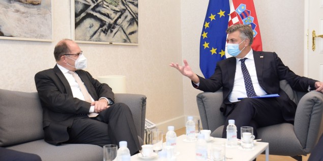 Κροατία: Ο Πρωθυπουργός Plenković συναντήθηκε με τον Ύπατο Εκπρόσωπο στην Β -Ε Christian Schmidt