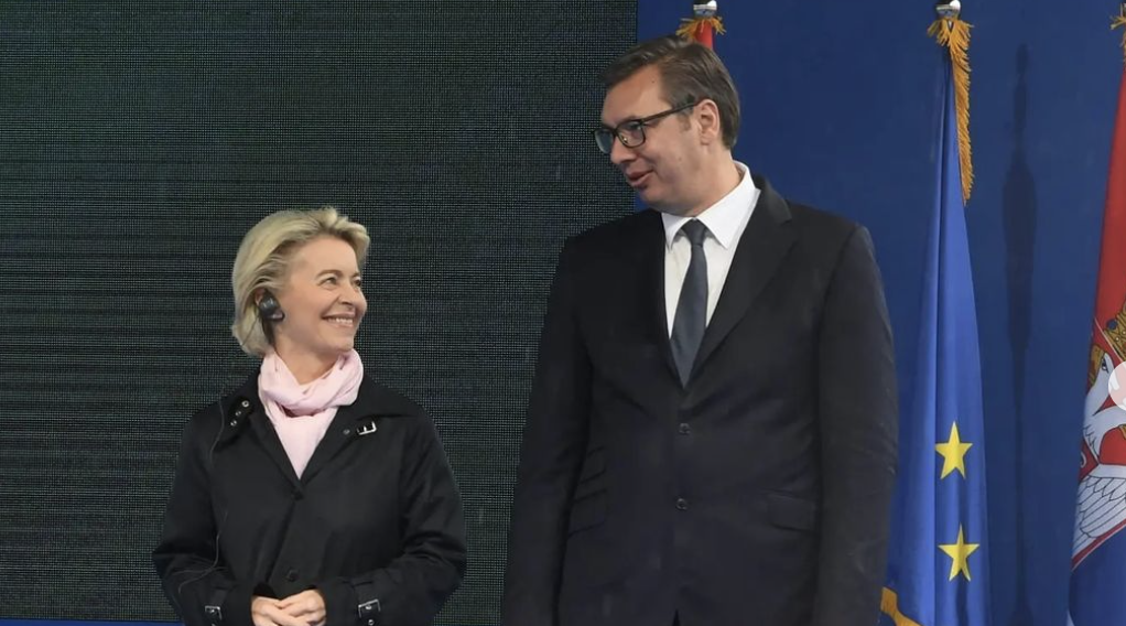 Ο Vučić συναντήθηκε με την Von der Leyen