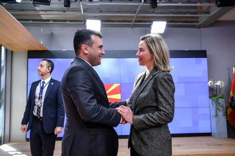 Zaev-Mogherini: Napredak zemlje je pozdravljen, nastaviti reforme