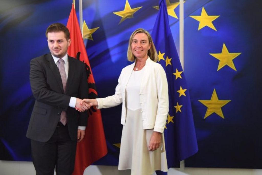 Albanija je spremna otvoriti pregovore o pristupanju, kaže šefica diplomatije EU