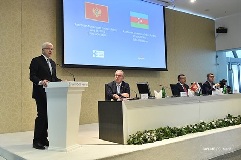 Premijer Crne Gore Marković u poseti Azerbejdžanu