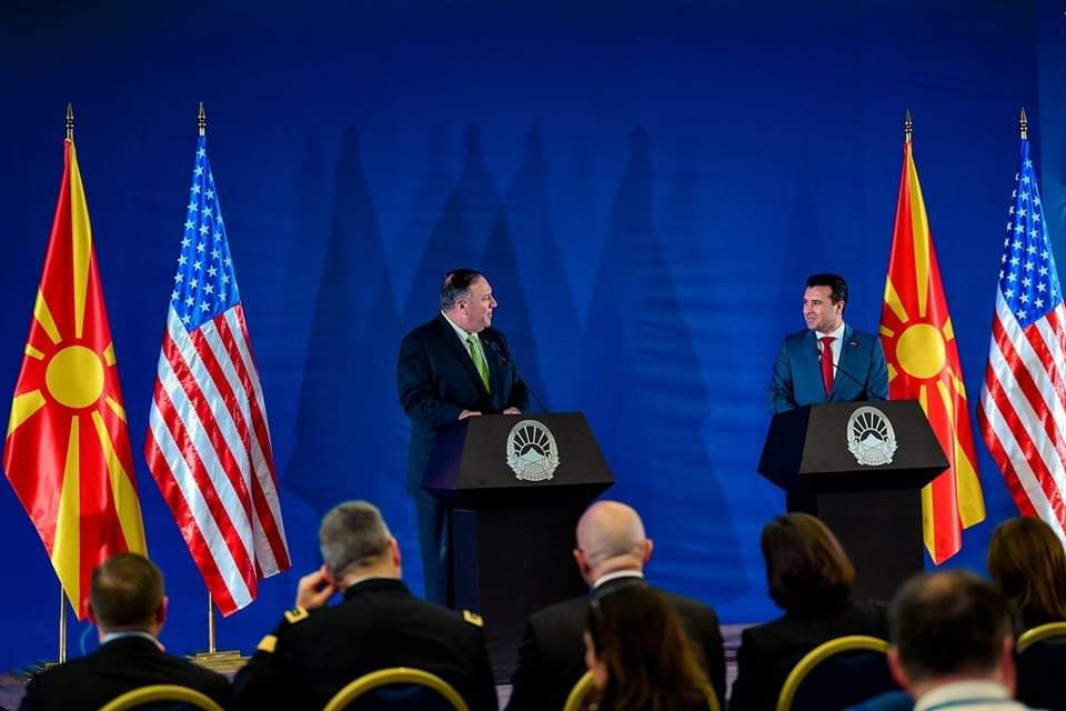 Pompeo iz Ohrida: Došao sam da potvrdim podršku SAD-a; čekamo vas u NATO-u