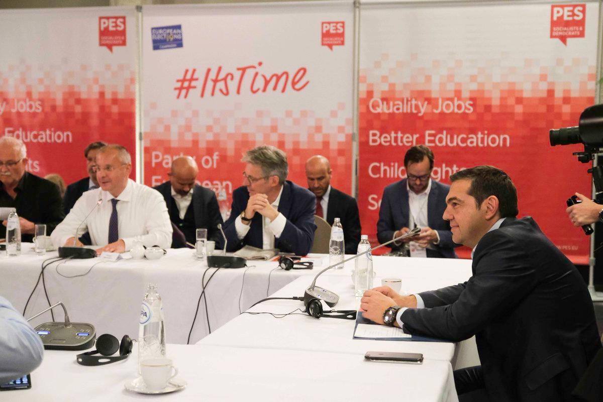Alexis Tsipras sa evropskim Socijalistima