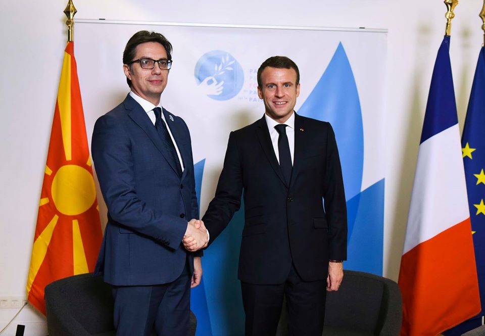 Pendarovski: Macron ne može dati garancije za početak pregovora