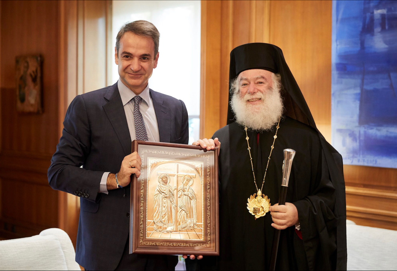 Kyriakos Mitsotakis se sastao sa Patrijarhom Aleksandrijskim