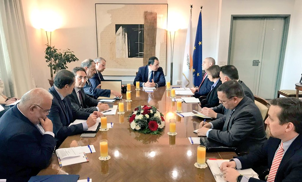 Kipar: Ministri spoljnih poslova, unutrašnjih poslova i pravde sastali se sa u Nikoziji sa Rischom