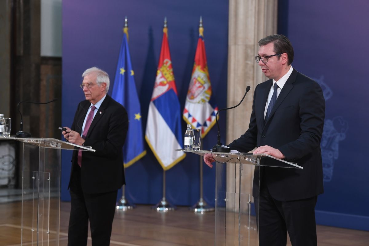Vučić se sastao sa Borrellom