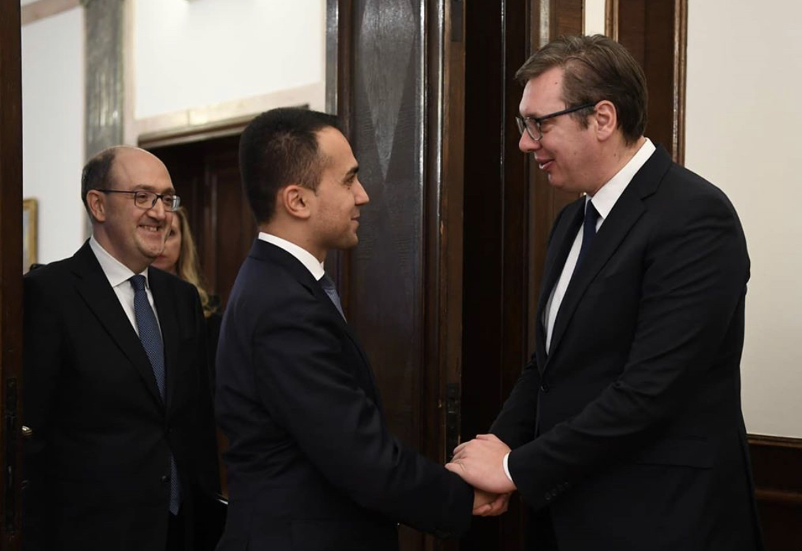 Srbija: Vučić se sastao sa Di Maiom