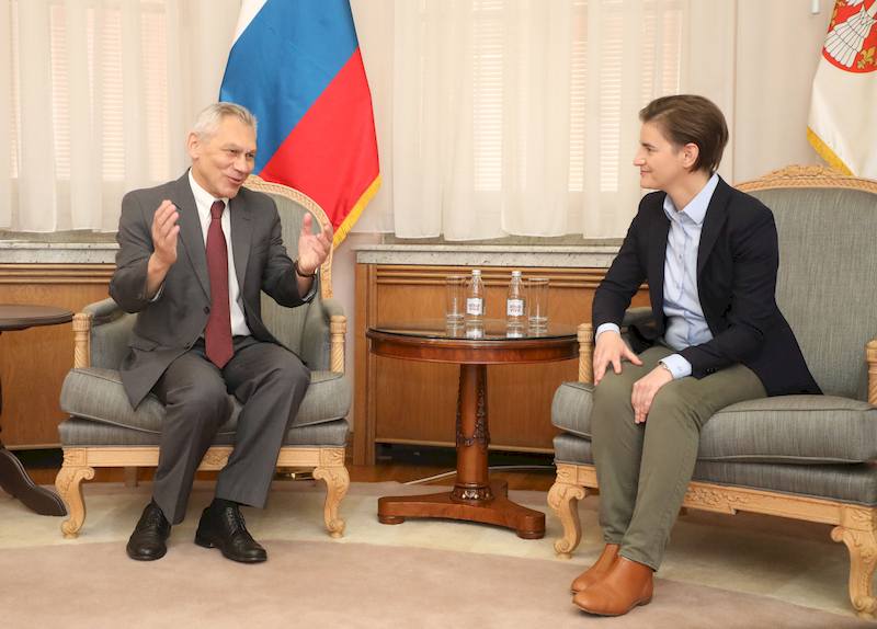 Srbija: Premijerka Brnabić se sastala sa ruskim ambasadorom