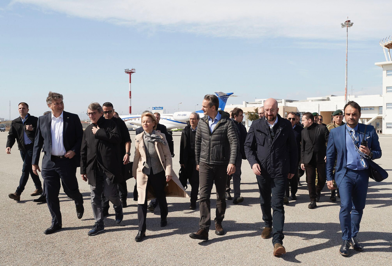 Grčka: Lideri EU posetili grčko-tursku granicu