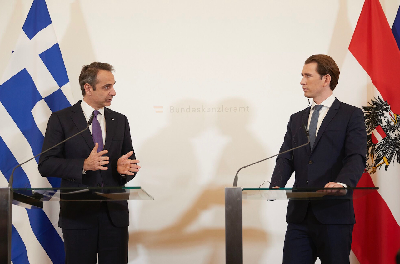 Grčka: Nakon Merkelove, Mitsotakis se sastao i sa austrijskim Kancelarom