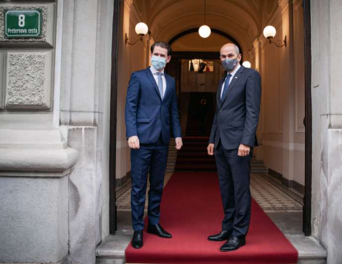 Slovenija: Kurz i Janša razgovarali o zajedničkoj borbi protiv COVID-19 i ilegalnih migracija