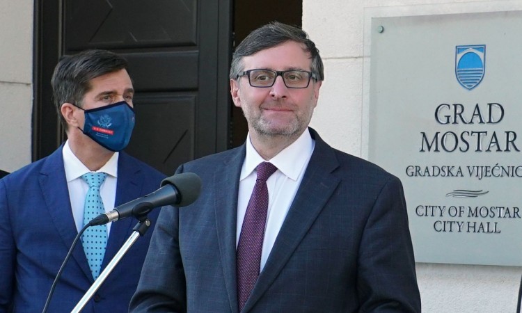 BiH: Palmer u Mostaru razgovarao sa predstavnicima stranaka i NVO