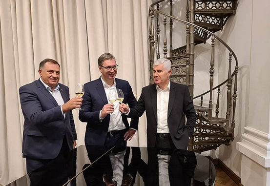 BiH: Izetbegović ogorčen zbog sastanka Vučić-Dodik-Čović u Beogradu