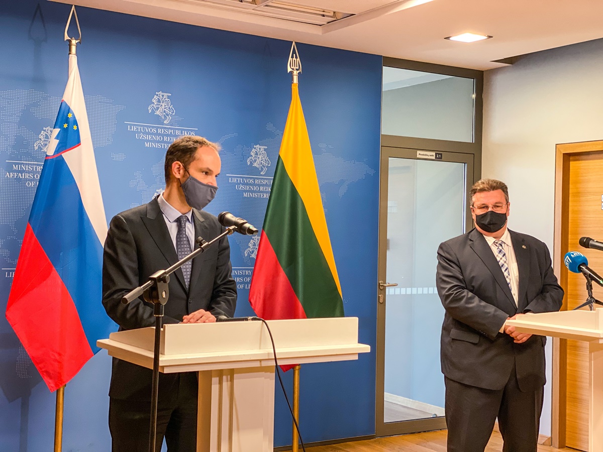Slovenija: Ministar Logar se sastao sa Linkevičiusom i Tihanovskom