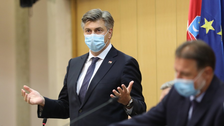Hrvatska: Policijski čas nikad nije diskutovan kao opcija, kaže premijer Plenković