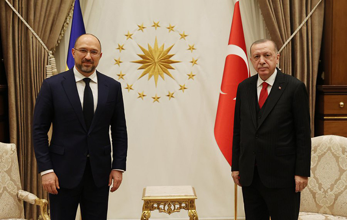 Turska: Erdogan se sastao sa premijerom Ukrajine