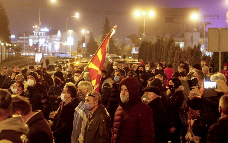 Severna Makedonija: Demonstranti VMRO-DPMNE traže ostavku Zaeva
