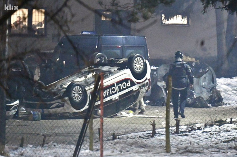 BiH: Incidenti u migrantskom kampu Blažuj