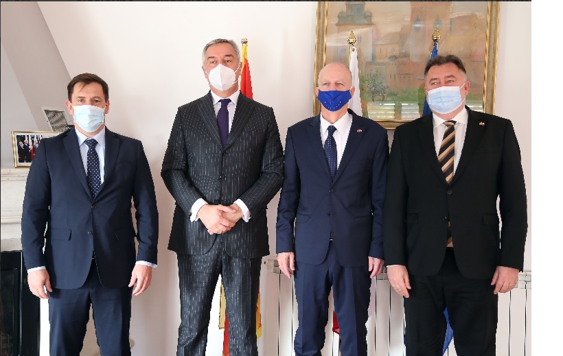 Crna Gora: Đukanović se sastao sa ambasadorima V4 u Crnoj Gori