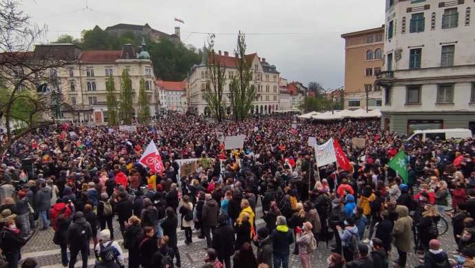 Slovenija: “Anti-Janša” protest u Ljubljani