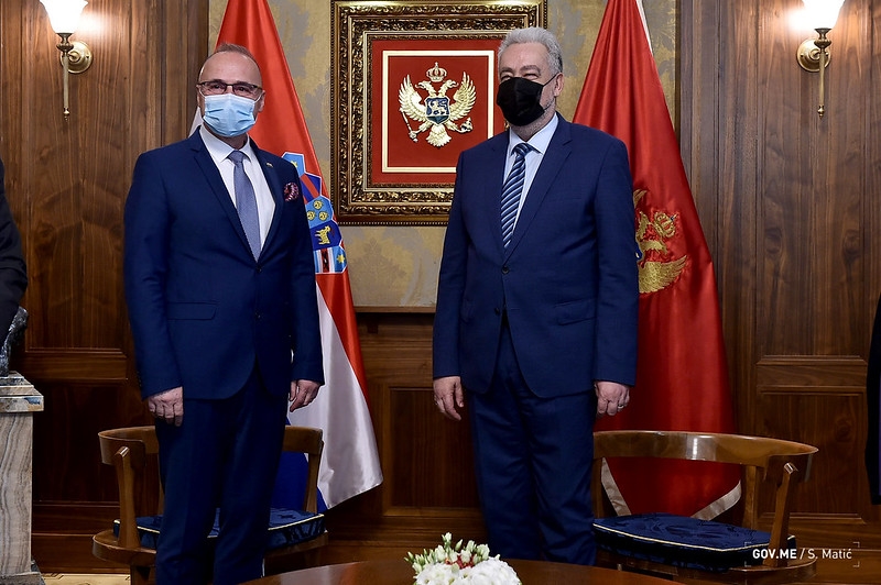Crna Gora: Premijer Krivokapić se sastao sa hrvatskim ministrom Gordanom Grlićem Radmanom