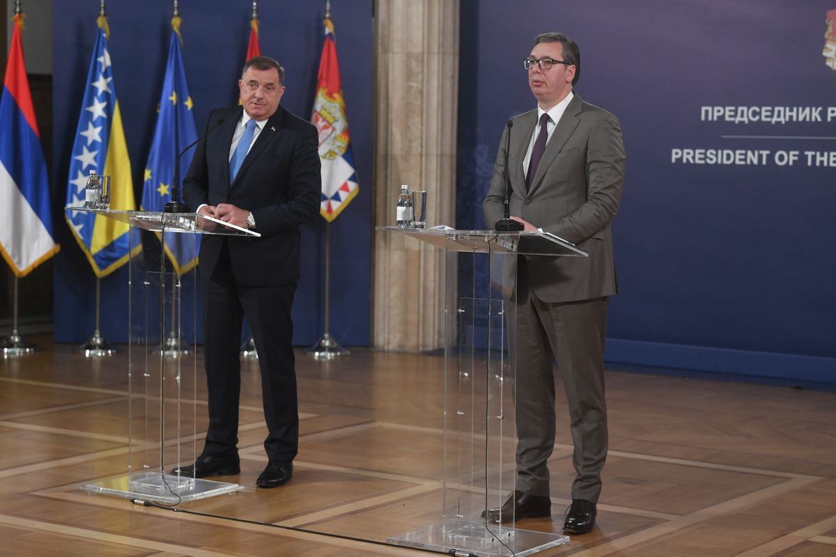 BiH: Politički lideri RS sastali su se sa Vučićem kako bi razgovarali o imenovanju novog visokog predstavnika
