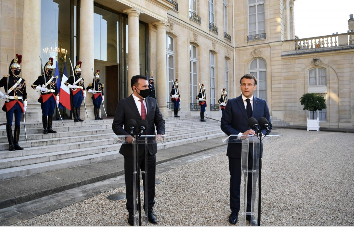 Francuska podržava proces pristupanja Severne Makedonije EU, rekao je Macron Zaevu