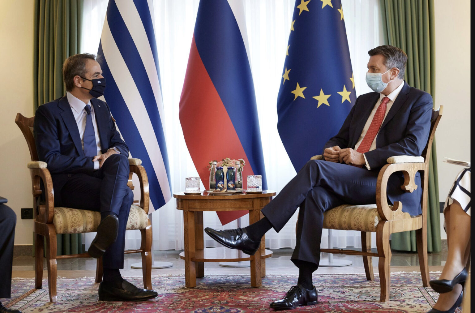 Grčka: Mitsotakis se sastao sa Janšom i Pahorom