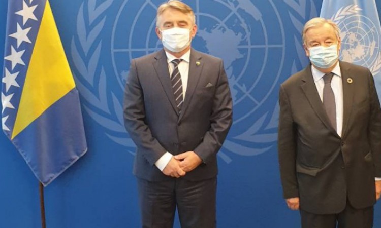 BiH: Predsedavajući Predsedništva Komšić sastao se s generalnim sekretarom UN-a Guterresom