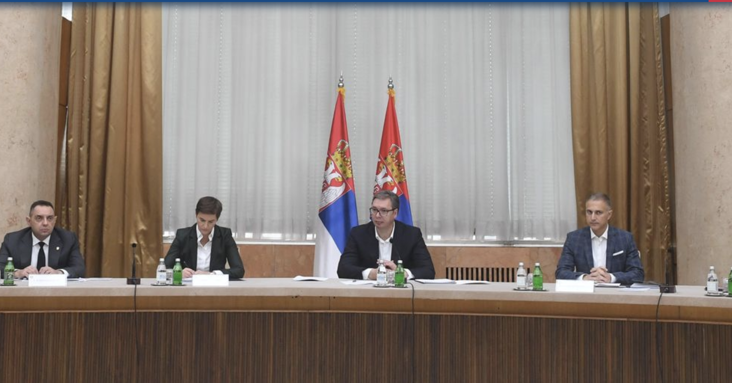 Srbija: Sastanak Saveta za nacionalnu bezbednost