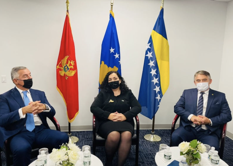 Osmani, Komšić i Đukanović zabrinuti zbog situacije u regionu