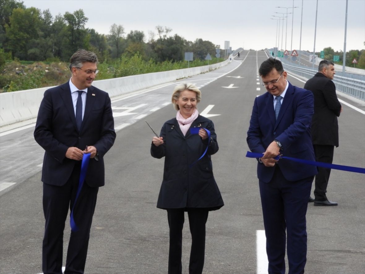 BiH: Von der Leyen prisustvovala ceremoniji otvaranja mosta Svilaj