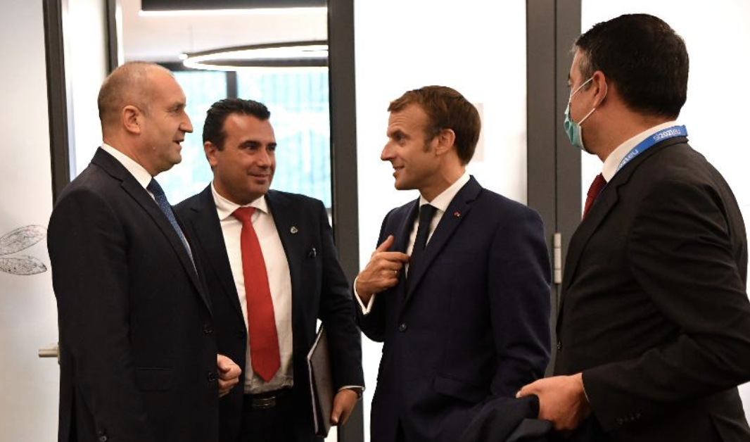 Sastanak Zaeva, Radeva, Merkel i Macrona