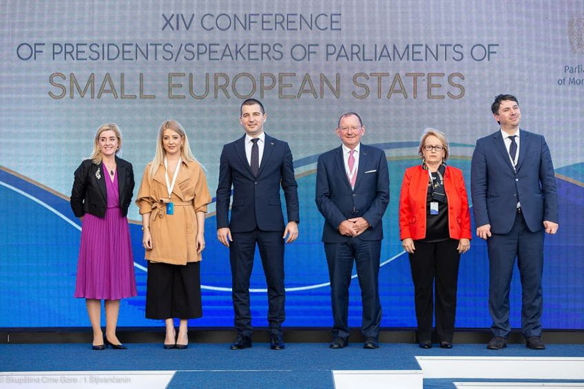 Skupština Crne Gore bila domaćin XIV konferencije predsednika parlamenata malih evropskih država